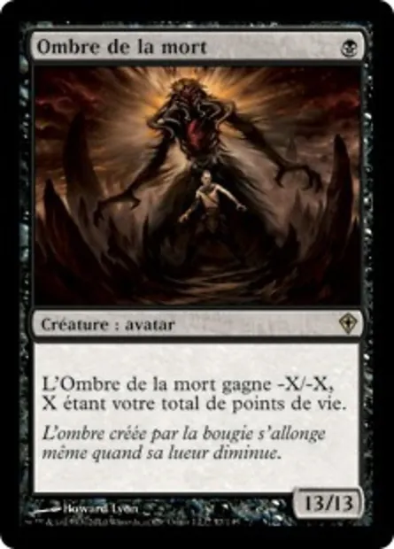 Ombre de la mort, carte Magic WWK 57 — extension Worldwake