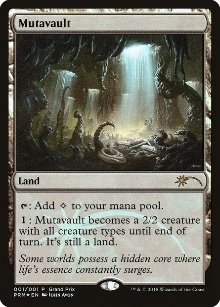 Mutecaveau, carte Magic PGPX 2018 — extension Grand Prix Promos