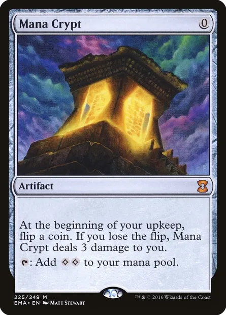 Mana Crypt, Magic card EMA 225 — Eternal Masters set