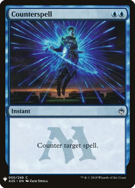 Counterspell, Magic card PLST A25-50 — The List set
