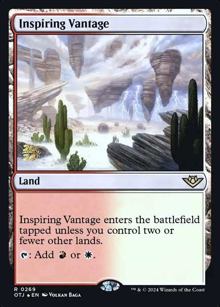 Inspiring Vantage, Magic card POTJ 269s — Outlaws of Thunder Junction Promos set