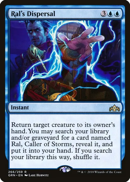 Ral's Dispersal, Magic card GRN 266 — Guilds of Ravnica set