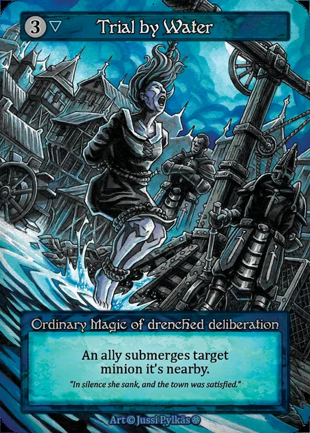 Trial by Water, carte Sorcery GOT 289 — extension Gothic