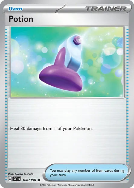 Potion, Pokémon card SVI 188 — Scarlet & Violet set