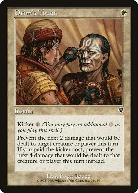 Orim's Touch, Magic card INV 23 — Invasion set