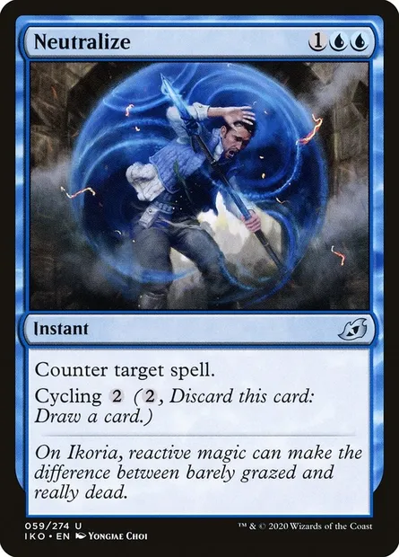 Neutralize, Magic card IKO 59 — Ikoria: Lair of Behemoths set