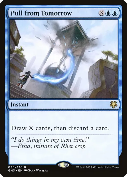 Pull from Tomorrow, Magic card GN3 35 — Game Night: Free-for-All set