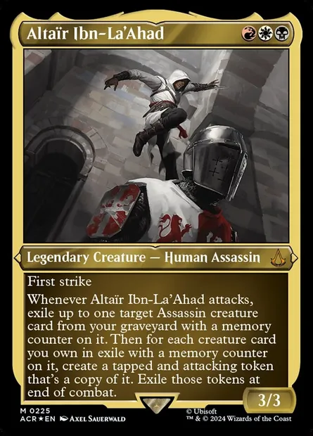Altaïr Ibn-La'Ahad, Magic card ACR 225 — Assassin's Creed set