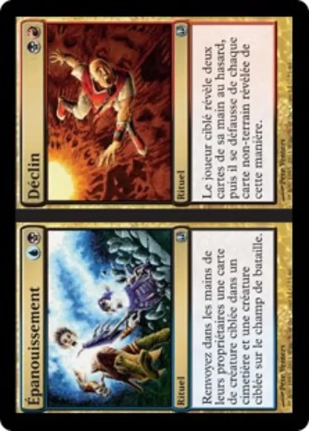 Rise // Fall, carte Magic DDH 73 — extension Duel Decks: Ajani vs. Nicol Bolas