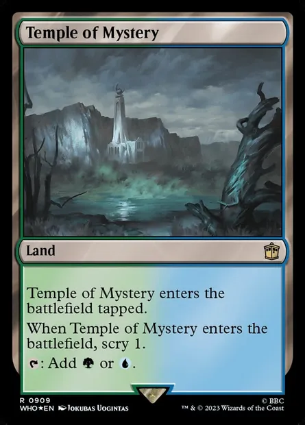 Temple du mystère, carte Magic WHO 909 — extension Doctor Who