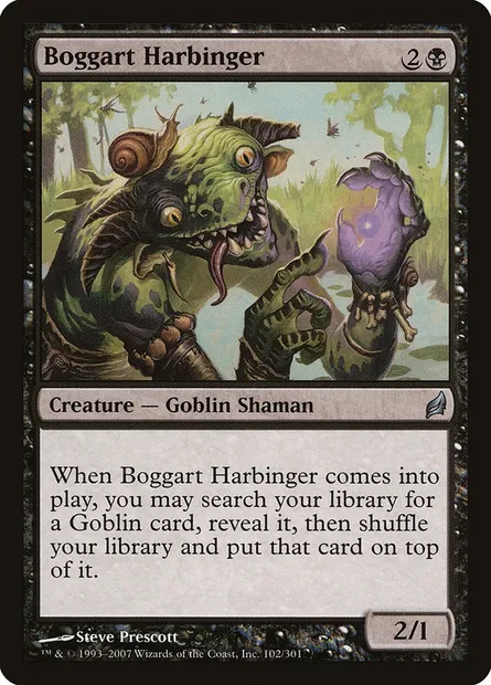 Boggart Harbinger, Magic card LRW 102 — Lorwyn set