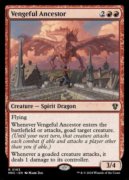 Vengeful Ancestor, Magic card MKC 163 — Murders at Karlov Manor Commander set