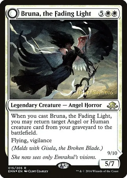 Bruna, the Fading Light, Magic card PEMN 15s — Eldritch Moon Promos set