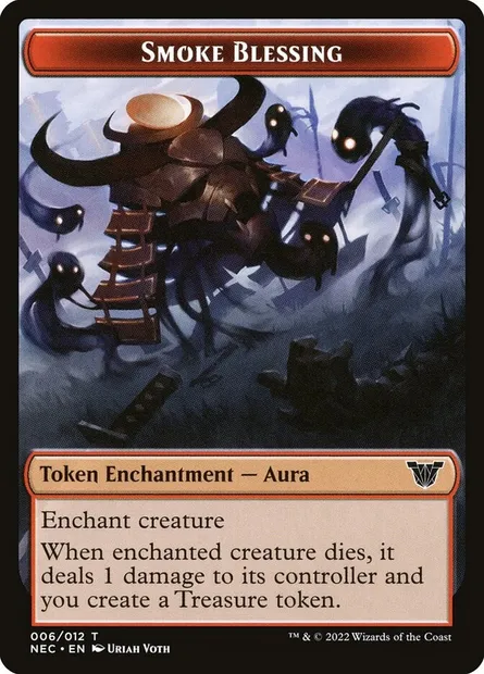 Smoke Blessing, Magic card TNEC 6 — Neon Dynasty Commander Tokens set