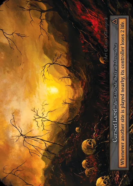 Cursed Land, carte Sorcery ATH 196 — extension Arthurian Legends