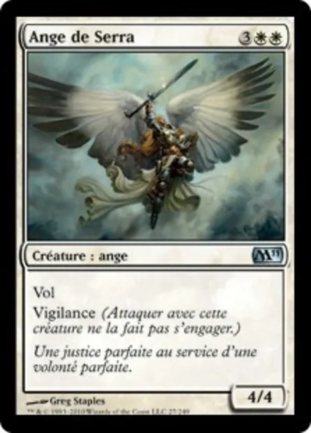 Ange de Serra, carte Magic M11 27 — extension Magic 2011