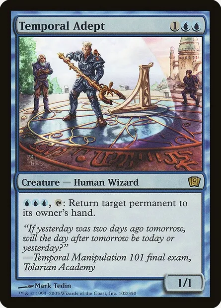 Temporal Adept, Magic card 9ED 102★ — Ninth Edition set