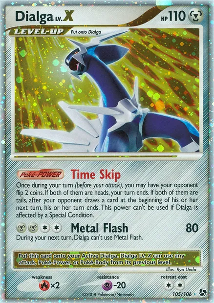 Dialga, Pokémon card GE 105 — Great Encounters set