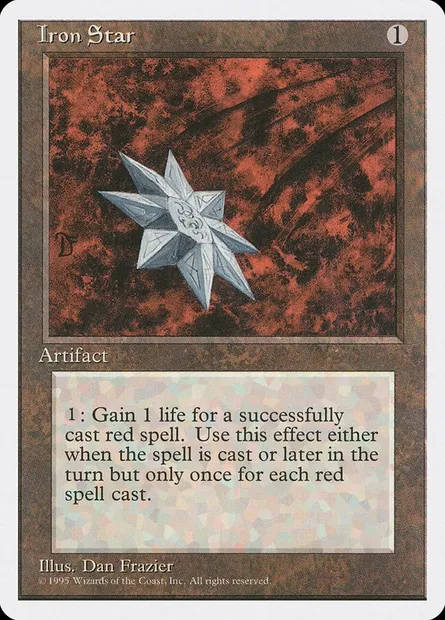 Iron Star, Magic card 4ED 326 — Fourth Edition set