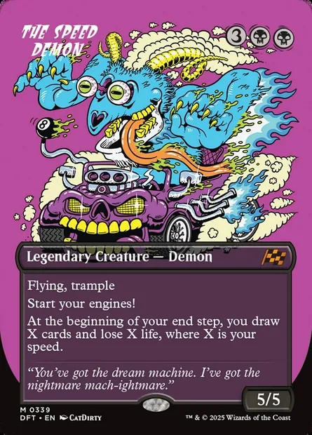 The Speed Demon, Magic card DFT 339 — Aetherdrift set