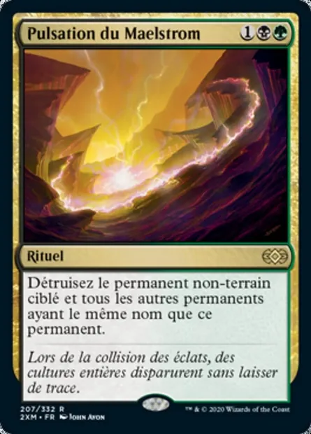 Pulsation du Maelstrom, carte Magic 2XM 207 — extension Double Masters