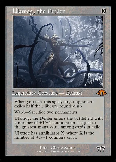 Ulamog, the Defiler, Magic card MH3 389 — Modern Horizons 3 set