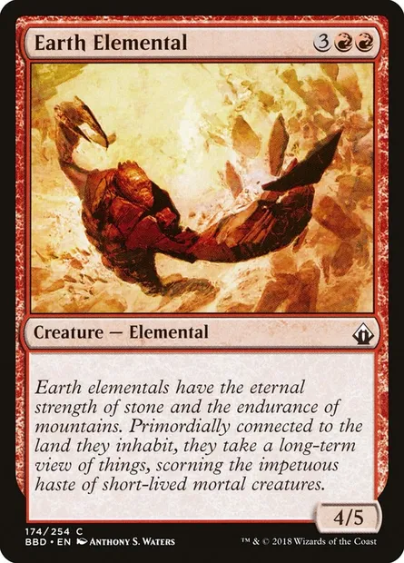 Élémental de terre, carte Magic BBD 174 — extension Battlebond
