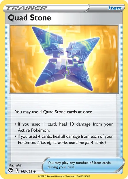 Quad Stone, Pokémon card SIT 163 — Silver Tempest set
