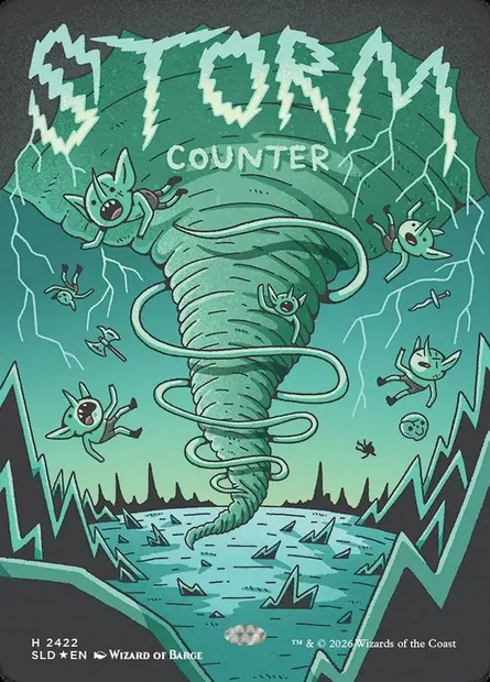 Storm Counter, carte Magic SLD 2422 — extension Secret Lair Drop