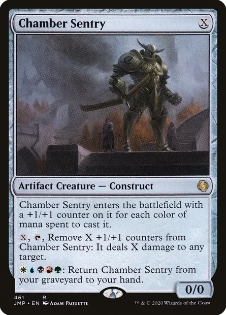 Chamber Sentry, Magic card JMP 461 — Jumpstart set