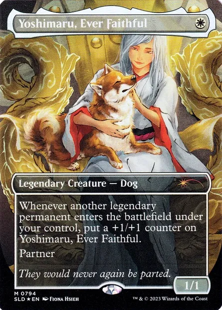 Yoshimaru, Ever Faithful, Magic card SLD 794 — Secret Lair Drop set
