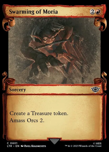 Swarming of Moria, Magic card LTR 601 — The Lord of the Rings: Tales of Middle-earth set