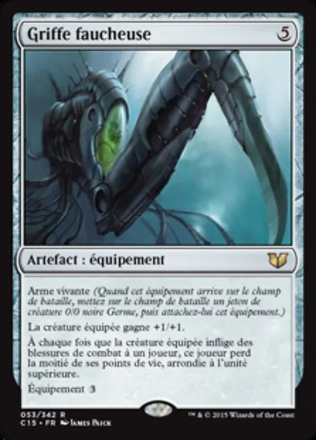 Griffe faucheuse, carte Magic C15 53 — extension Commander 2015