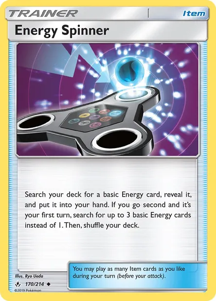 Energy Spinner, Pokémon card UNB 170 — Unbroken Bonds set