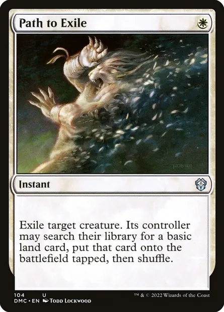 Path to Exile, Magic card DMC 104 — Dominaria United Commander set