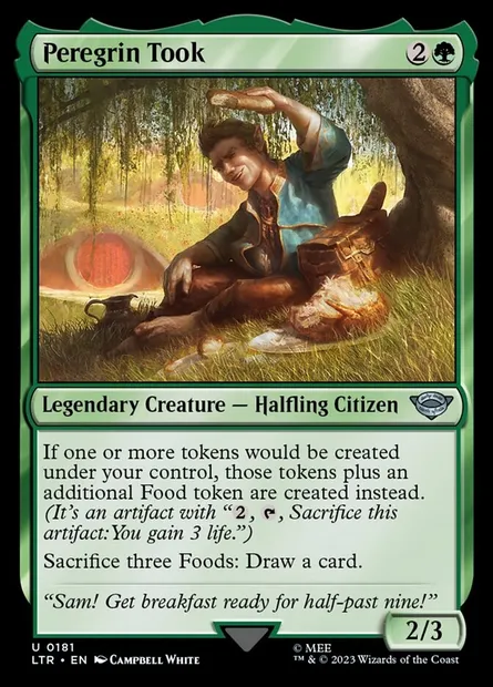 Peregrin Took, Magic card LTR 181 — The Lord of the Rings: Tales of Middle-earth set