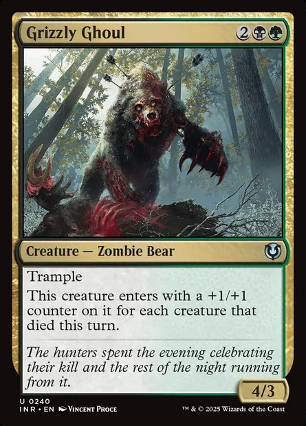 Grizzly Ghoul, Magic card INR 240 — Innistrad Remastered set