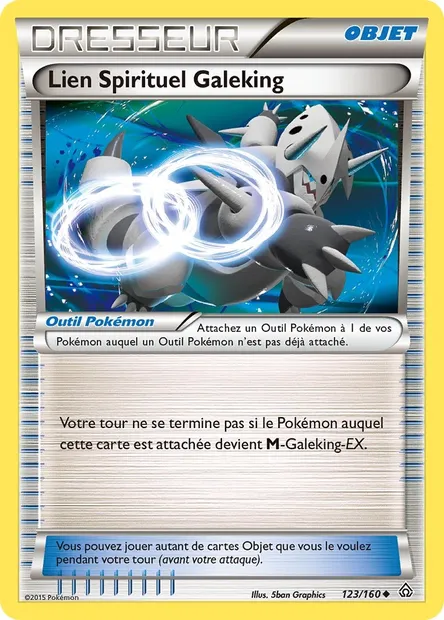 Lien Spirituel Galeking, carte Pokémon PRC 123 — extension Primo-Choc