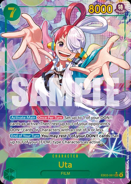 Uta, One Piece card EB03-061 — ONE PIECE HEROINES EDITION set