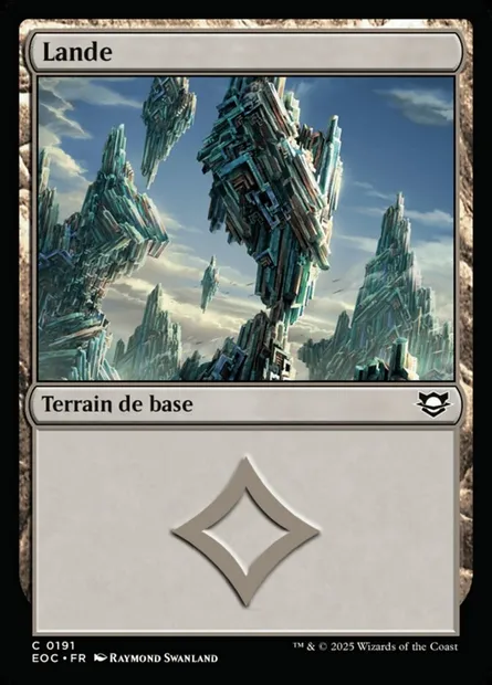 Lande, carte Magic EOC 191 — extension Edge of Eternities Commander