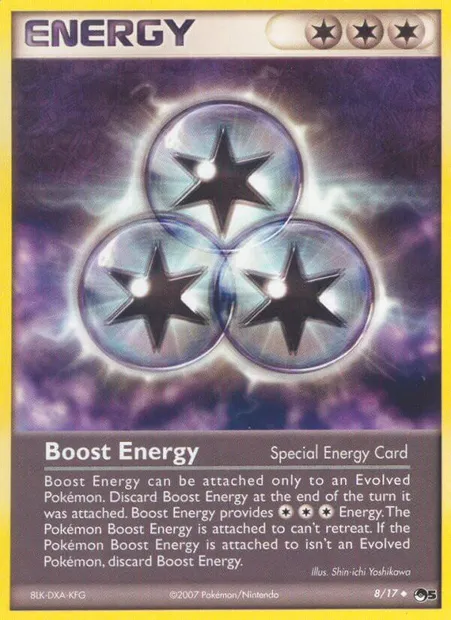 Boost Energy, Pokémon card P5 8 — POP Series 5 set