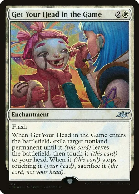 Get Your Head in the Game, carte Magic UNF 296 — extension Unfinity