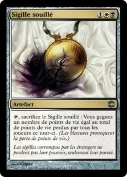 Sigille souillé, carte Magic ARB 83 — extension La Renaissance d'Alara