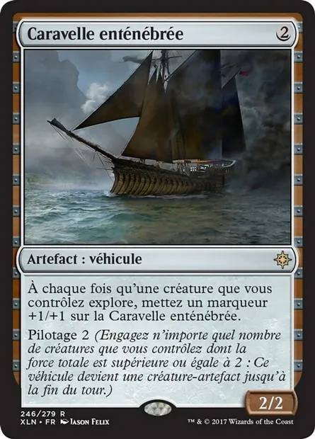 Caravelle enténébrée, carte Magic XLN 246 — extension Ixalan