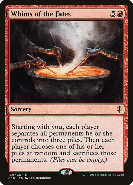 Whims of the Fates, Magic card C16 139 — Commander 2016 set