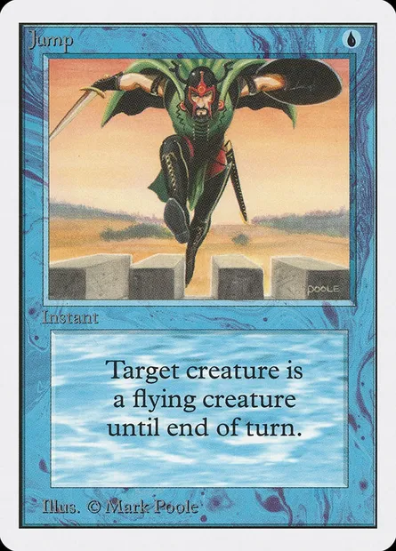 Saut, carte Magic 2ED 61 — extension Unlimited Edition