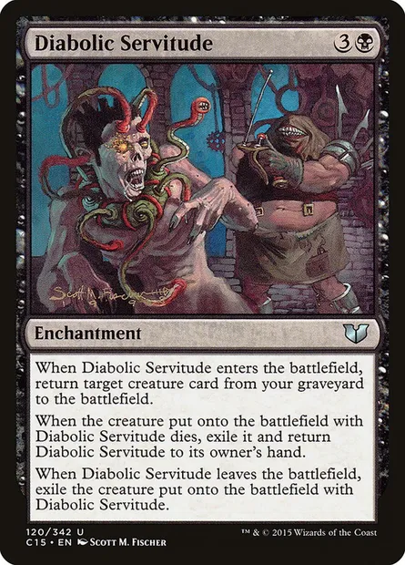 Diabolic Servitude, Magic card C15 120 — Commander 2015 set