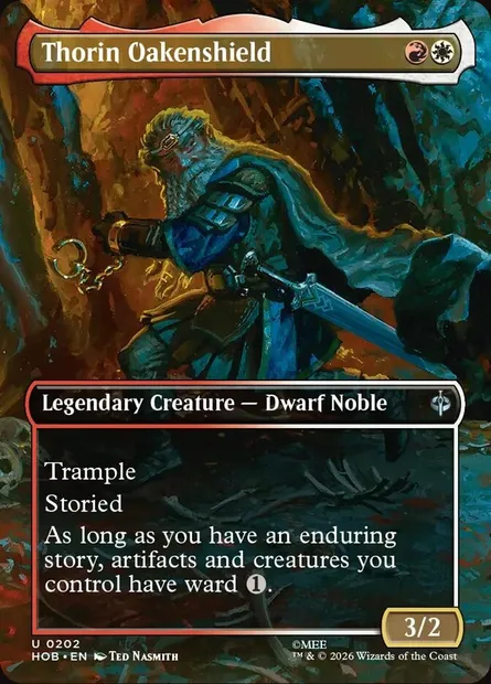 Thorin Oakenshield, Magic card HOB 202 — The Hobbit set
