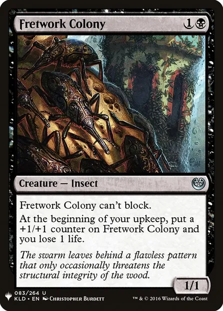 Fretwork Colony, Magic card PLST KLD-83 — The List set