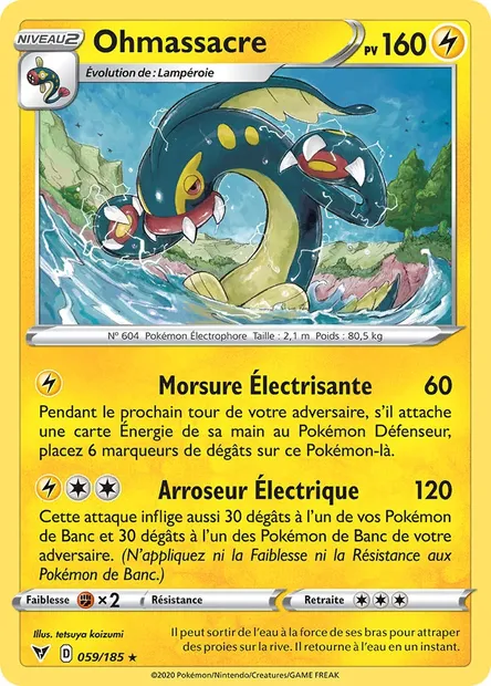 Ohmassacre, carte Pokémon VIV 59 — extension Voltage Éclatant